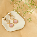 Blush Oval Drop