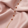 Ruby Heart Bracelet