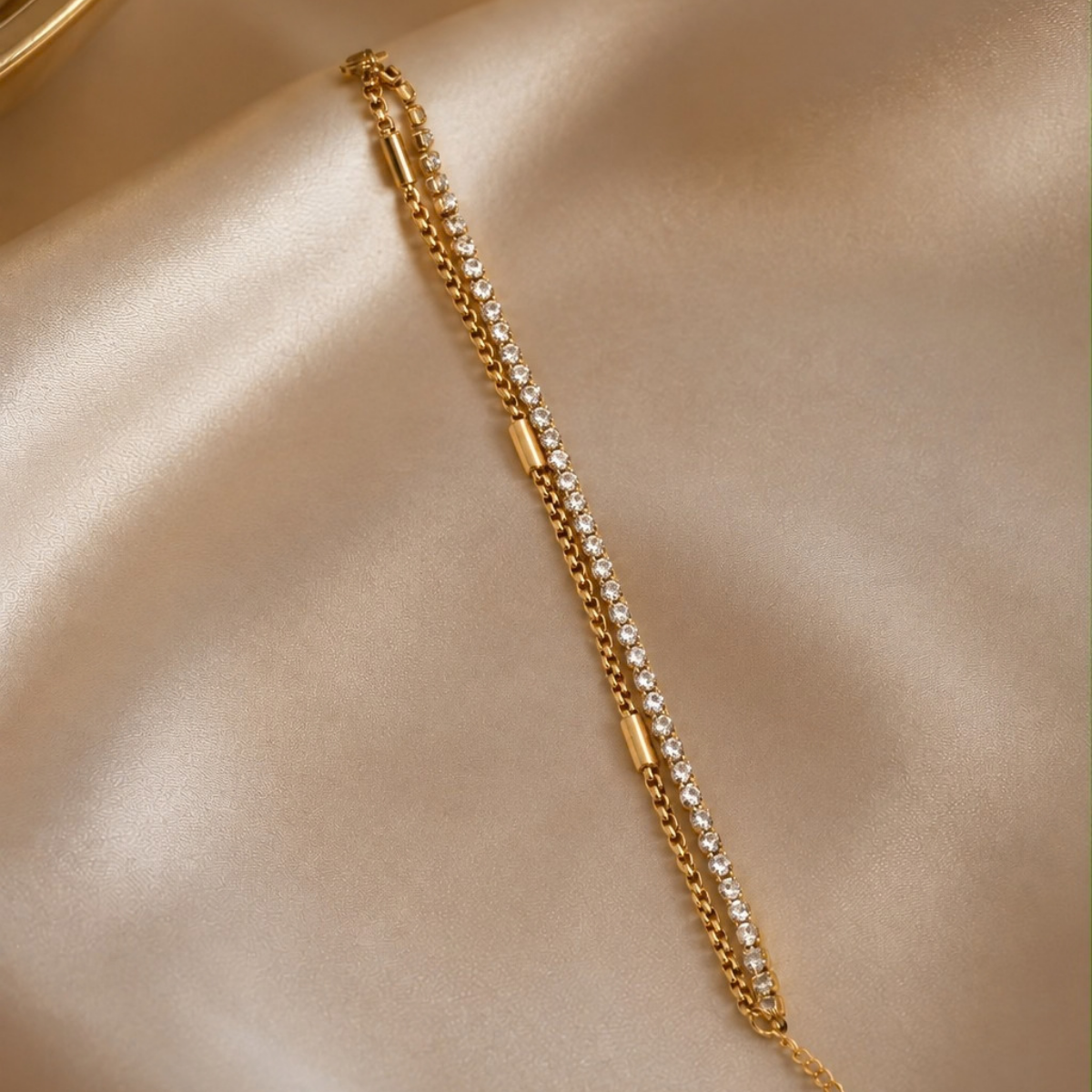 Sapphire Link Bracelet