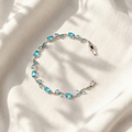 Aqua Tulip Bracelet