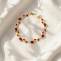 Ruby Tulip Bracelet