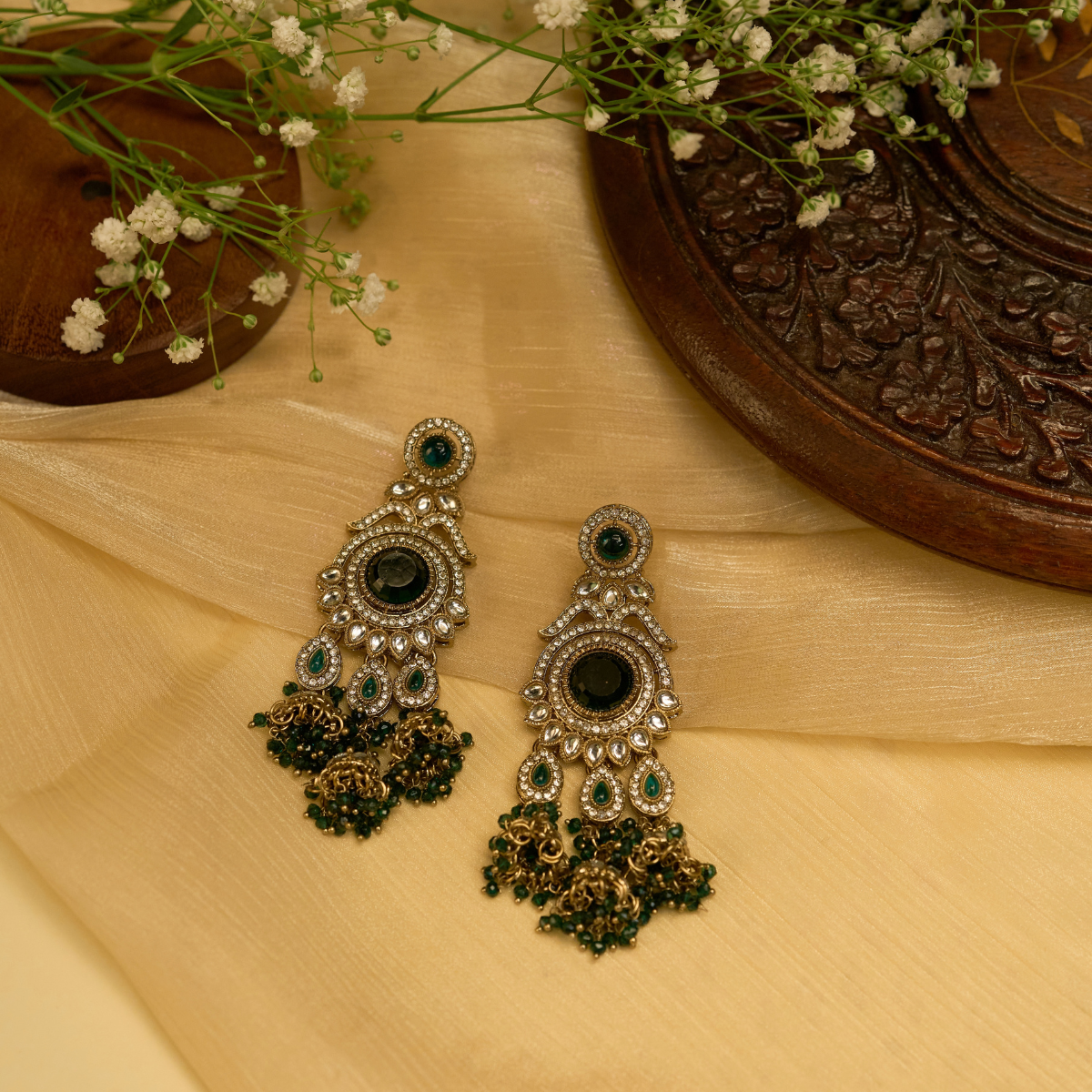 Vasudha – Emerald Green