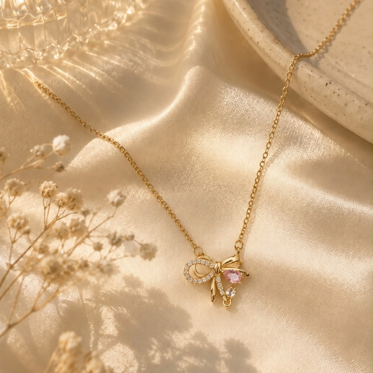 Rosé Bloom Necklace