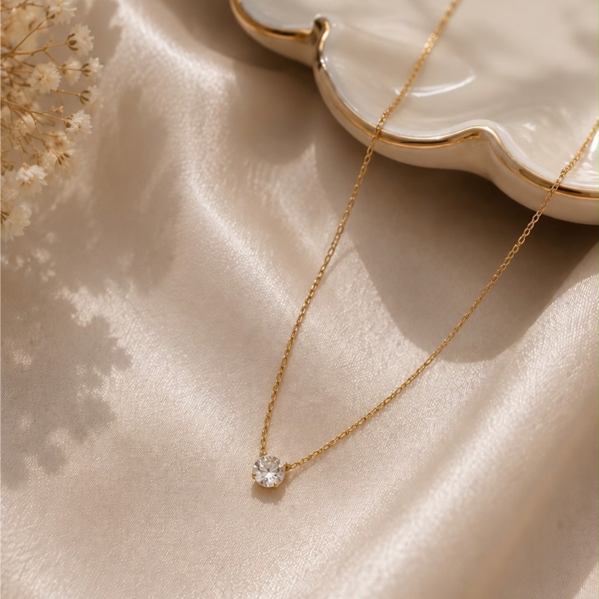 Dainty Necklace- Silver